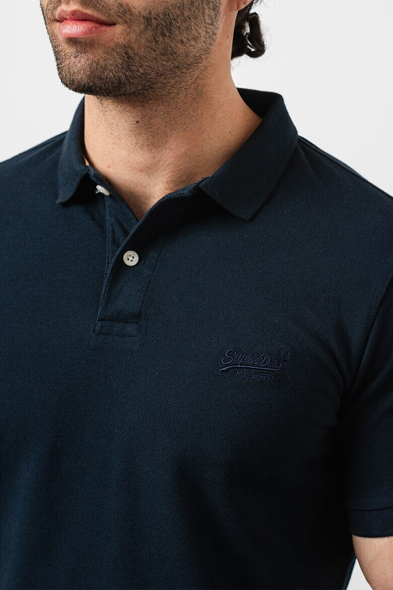 SUPERDRY Тениска Classic от пике с яка - Pepit.bg