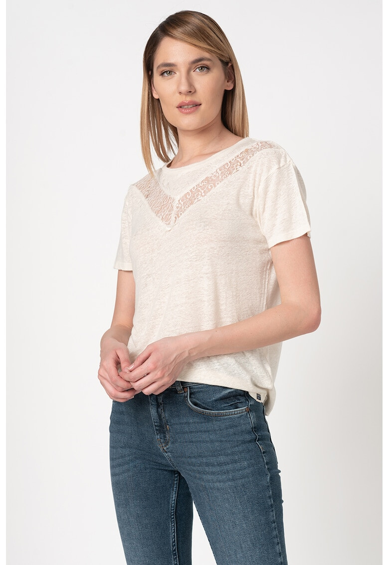SUPERDRY Тениска с лен и лиосел - Pepit.bg
