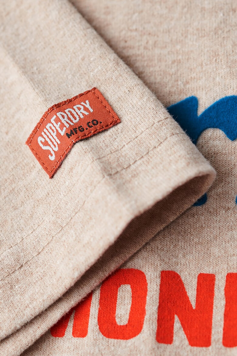 SUPERDRY Тениска с овално деколте и лого - Pepit.bg