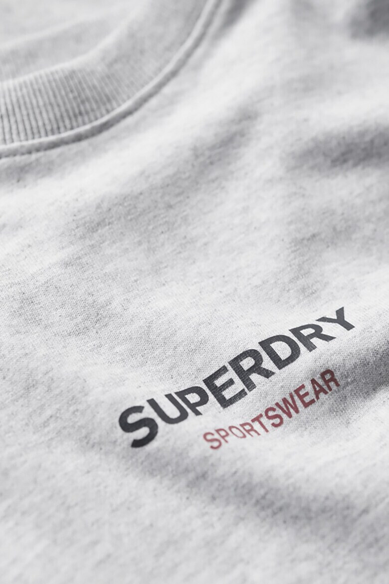 SUPERDRY Тениска с памук с овално деколте - Pepit.bg