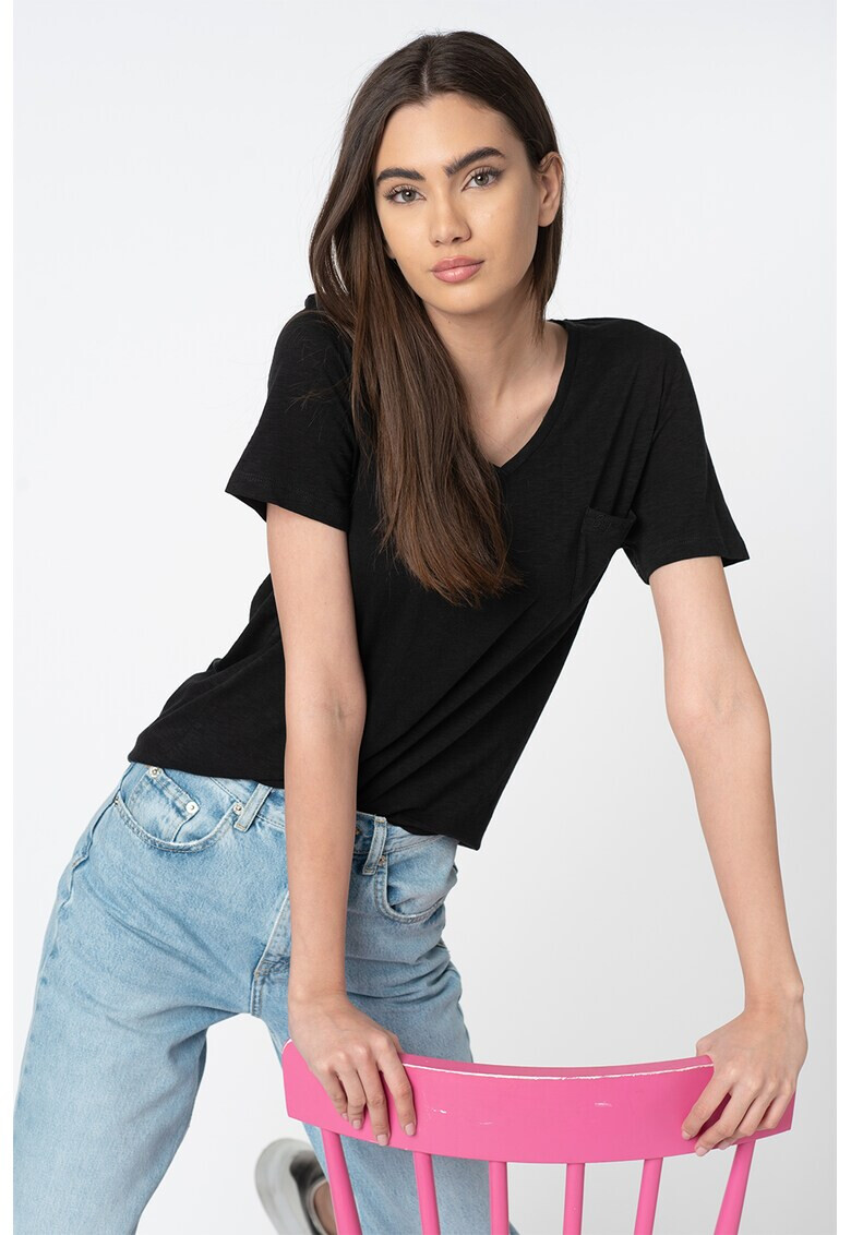 SUPERDRY Тениска Scripted с лиосел и шпиц - Pepit.bg