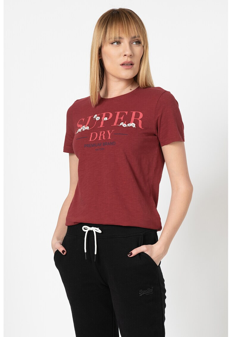 SUPERDRY Тениска Serif с бродерия - Pepit.bg