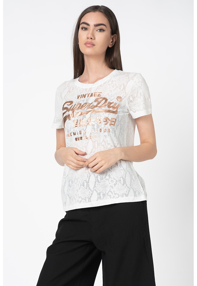 SUPERDRY Тениска Snake Burnout Entry с лого - Pepit.bg