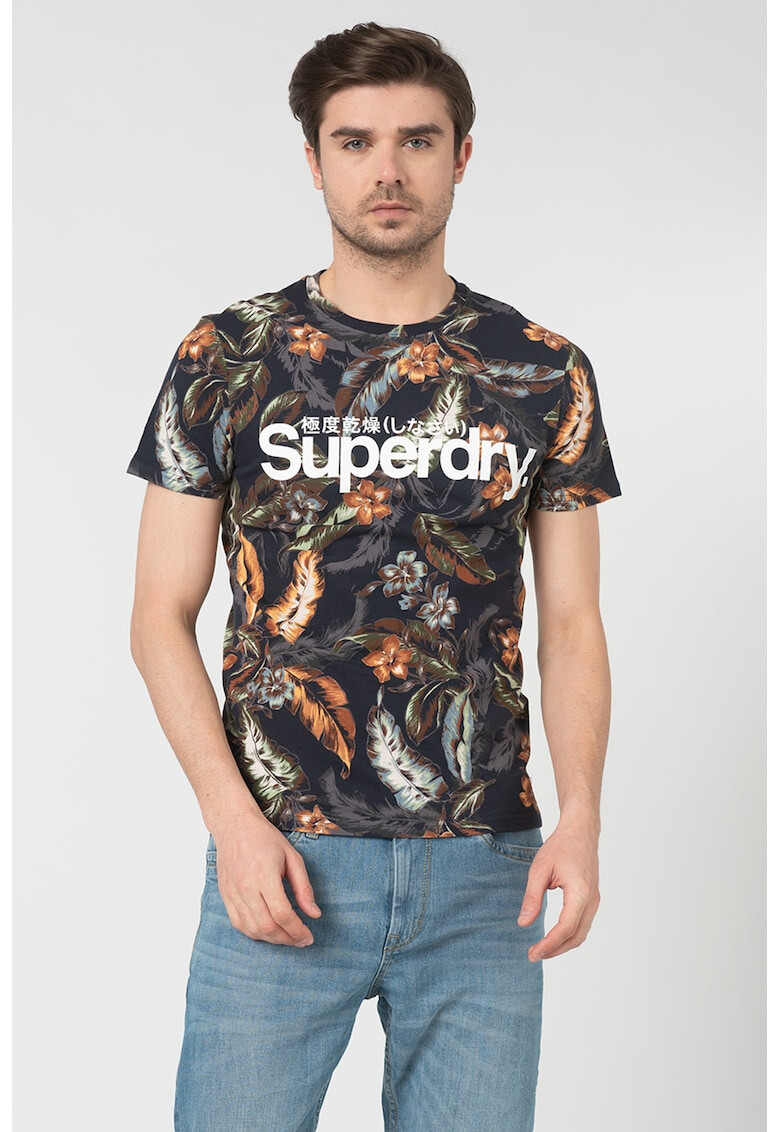 SUPERDRY Тениска с флорален десен - Pepit.bg