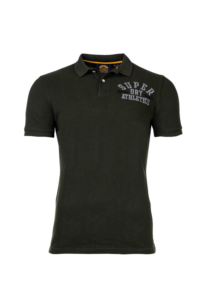 SUPERDRY Тениска Superstate с яка и бродирано лого - Pepit.bg