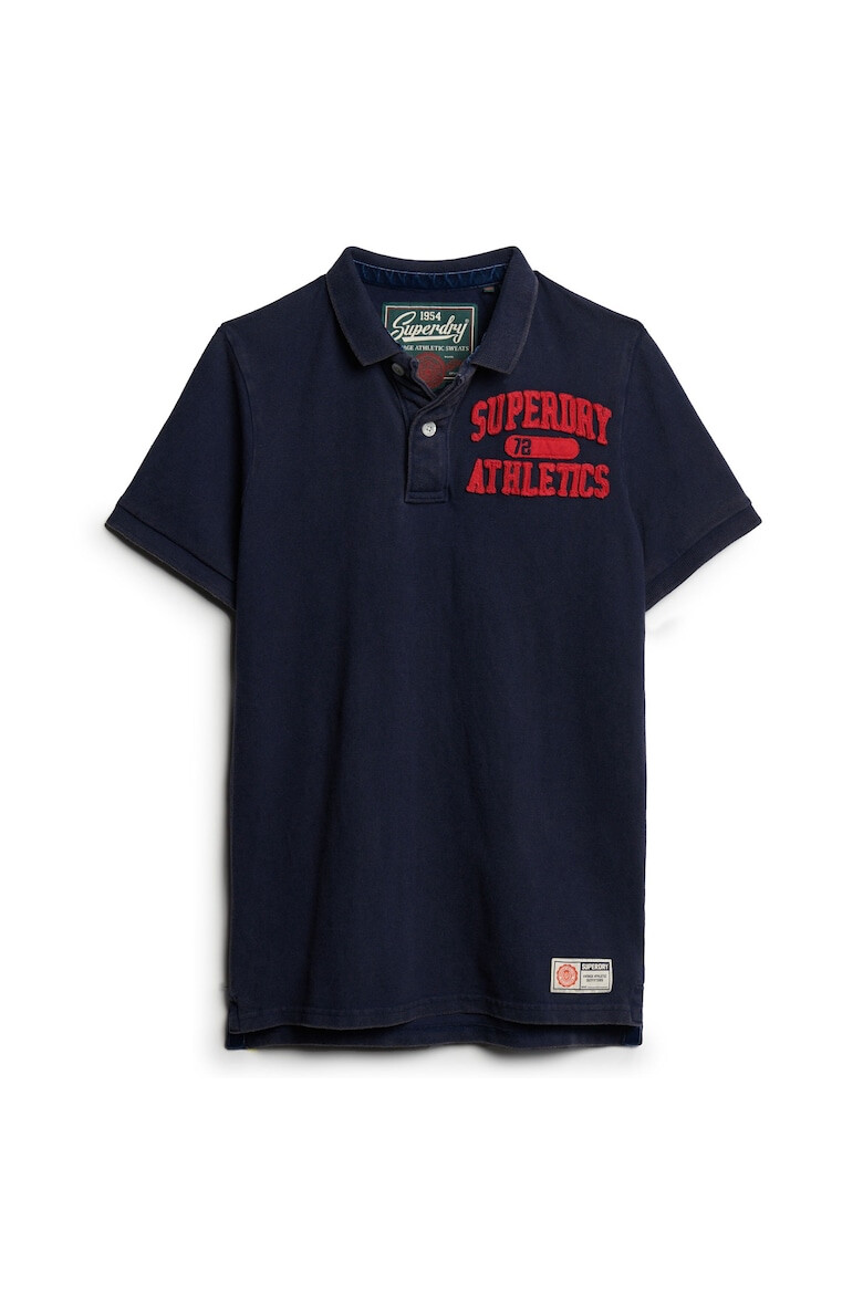 Superdry  Co Тениска Vintage Athletic с яка - Тъмносин - Pepit.bg