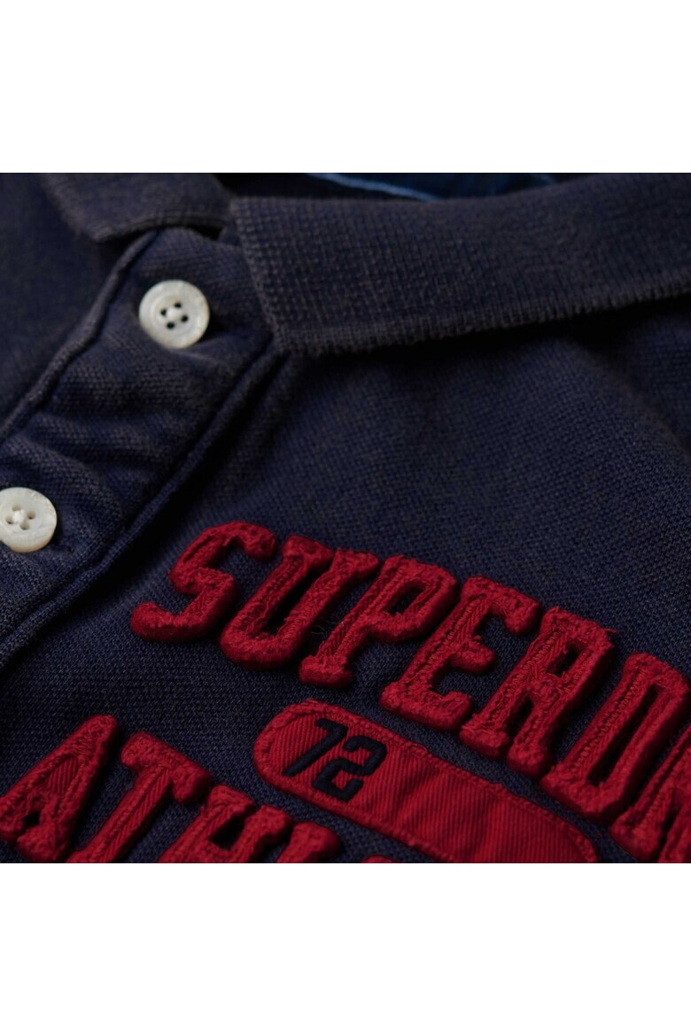 Superdry  Co Тениска Vintage Athletic с яка - Тъмносин - Pepit.bg