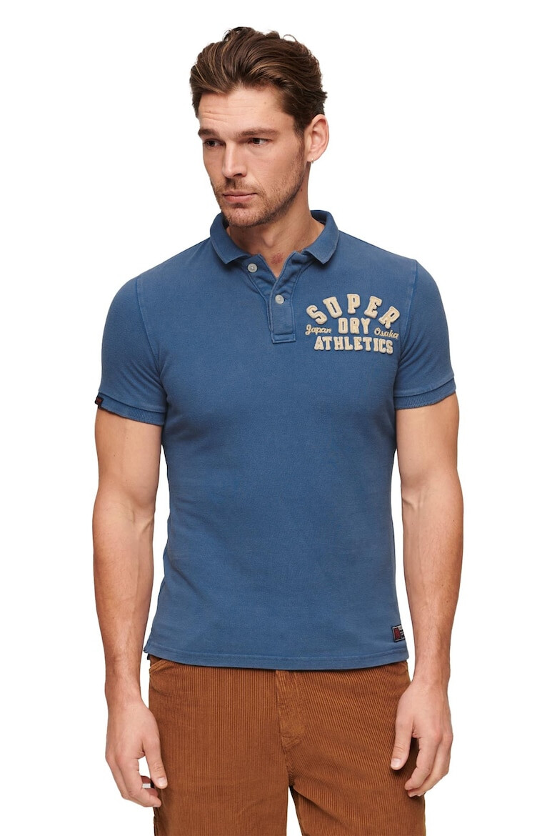Superdry  Co Тениска Vintage Athletic с яка - Син - Pepit.bg