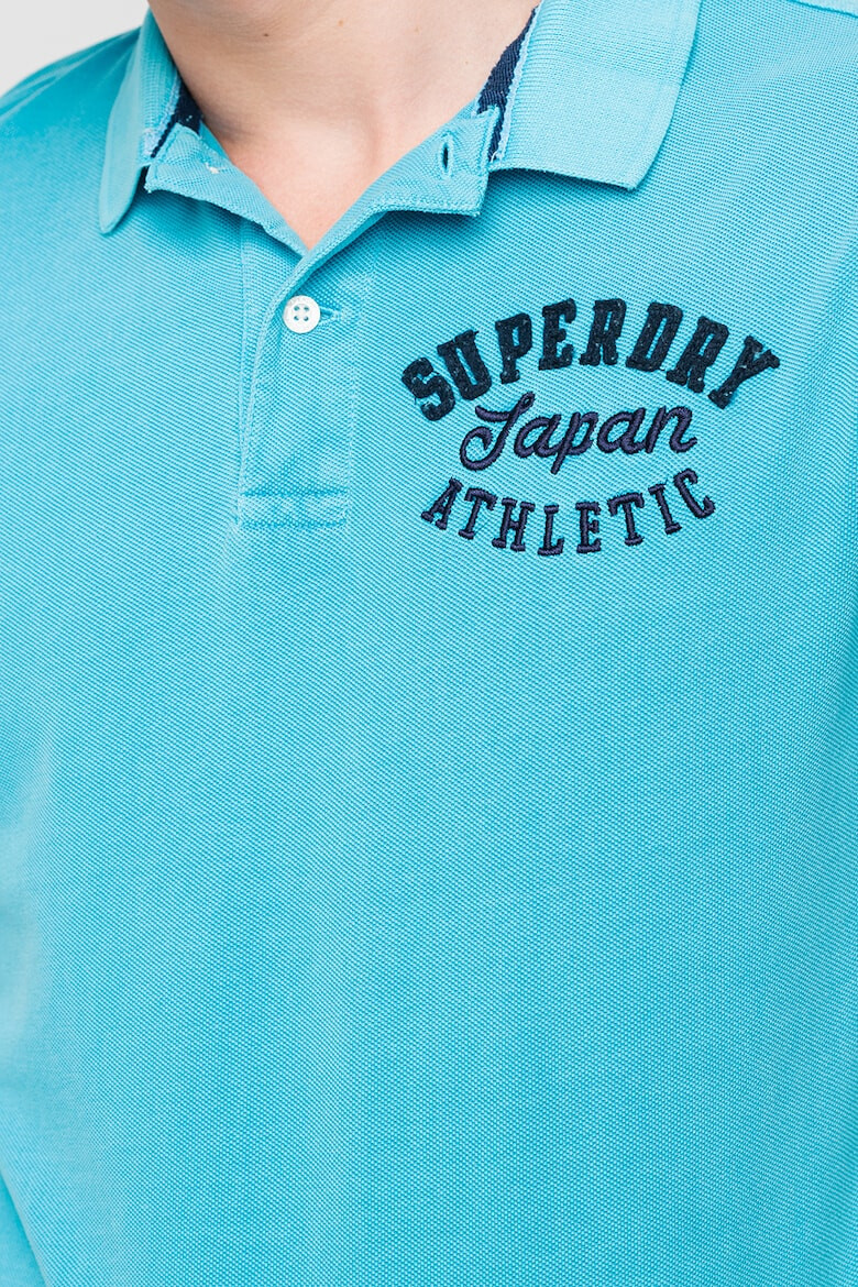 SUPERDRY Тениска Vintage Superstate с яка и лого - Pepit.bg