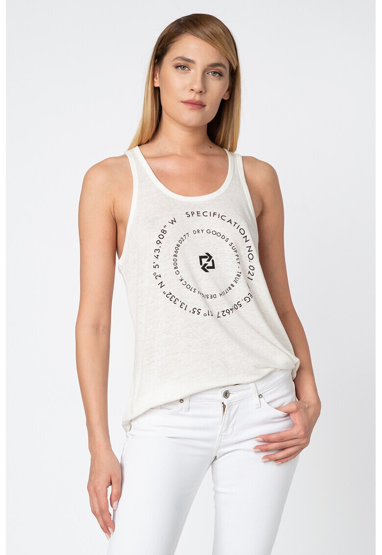 SUPERDRY Топ с лен и лиосел - Pepit.bg