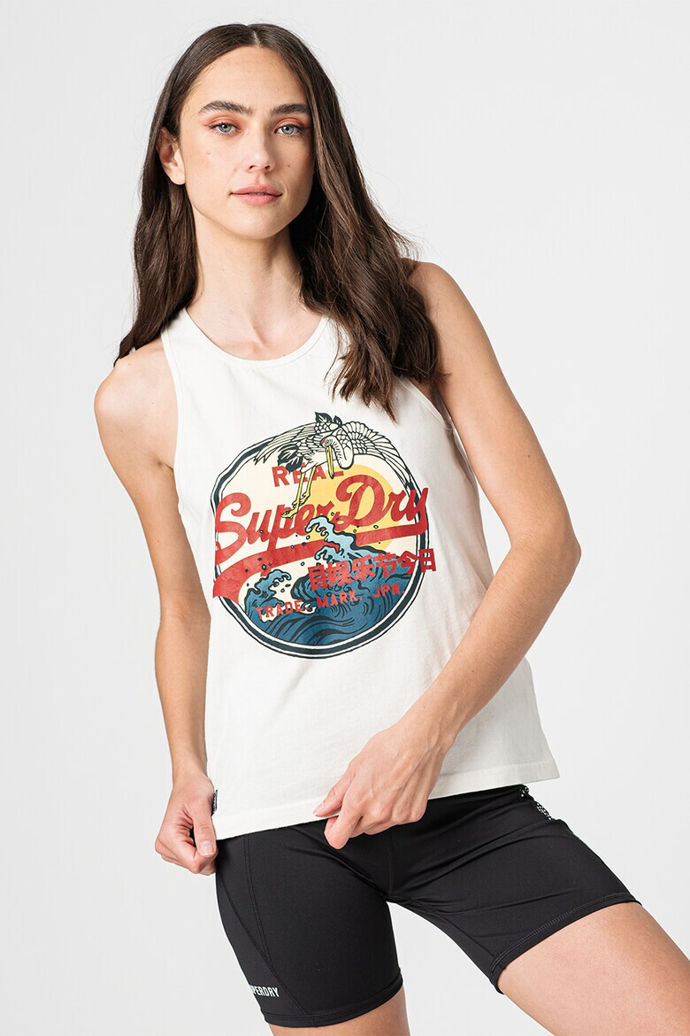 SUPERDRY Топ с лого - Pepit.bg