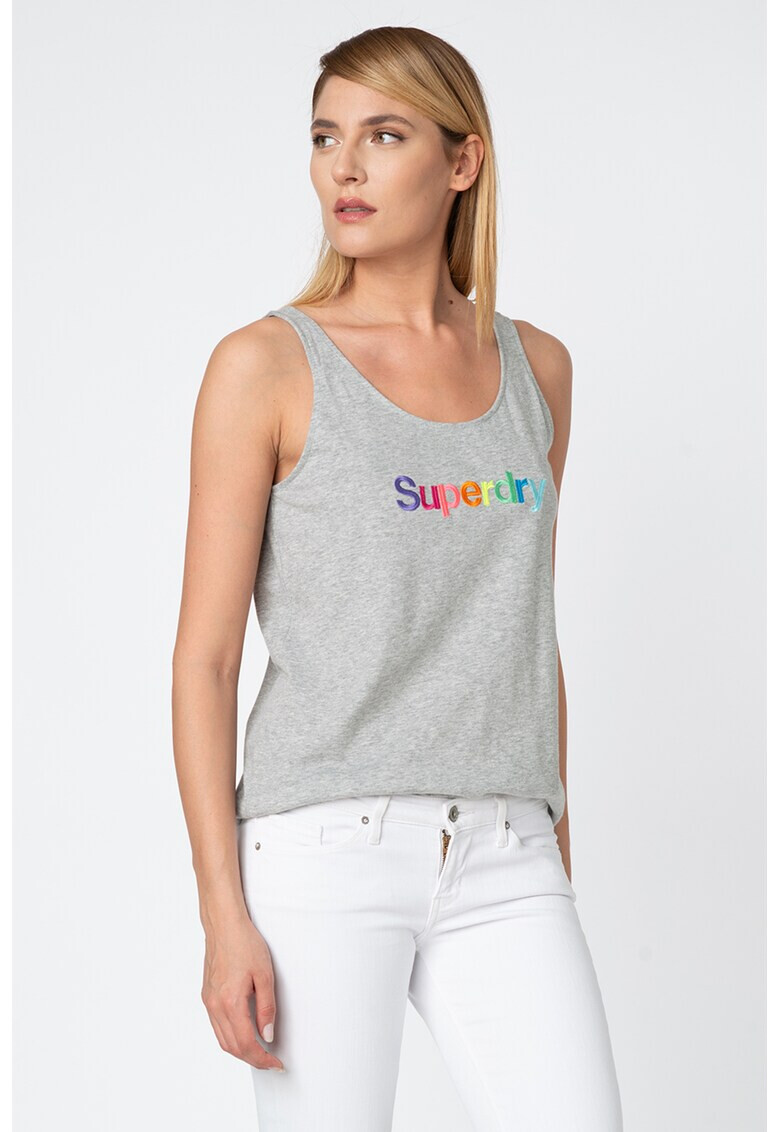 SUPERDRY Топ Swiss с бродирано лого - Pepit.bg