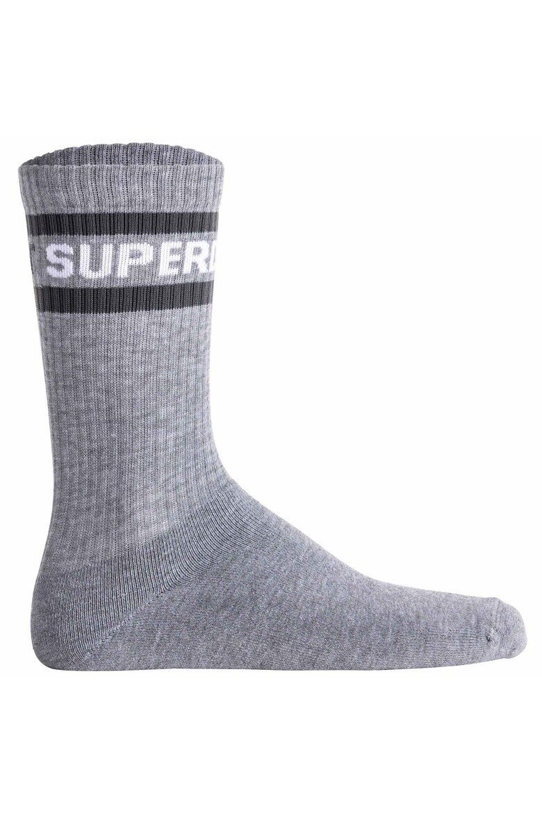 SUPERDRY Унисекс дълги чорапи Coolmax - 3 чифта - Pepit.bg