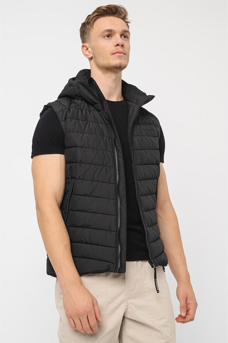 SUPERDRY Ватиран елек с качулка - Pepit.bg