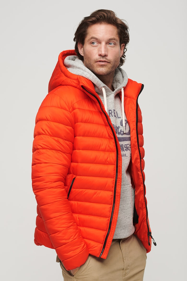 SUPERDRY Вталено зимно капитонирано яке Fuji с качулка - Pepit.bg