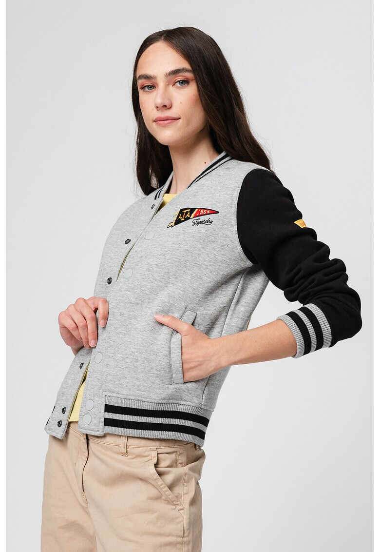SUPERDRY Яке бомбър Vintage с капси - Pepit.bg