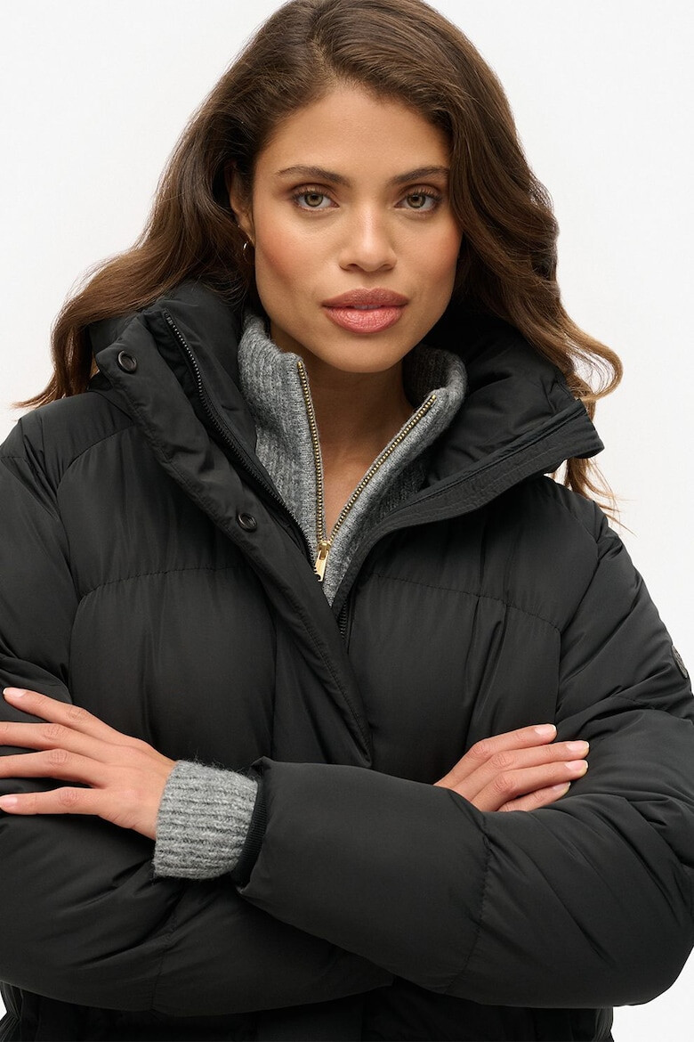 Superdry  Co Зимно яке с качулка - Черен - Pepit.bg