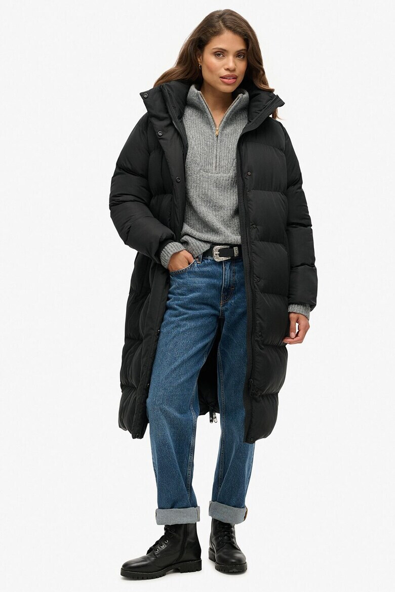 Superdry  Co Зимно яке с качулка - Черен - Pepit.bg