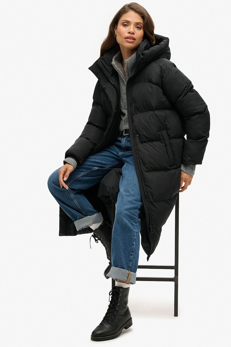 Superdry  Co Зимно яке с качулка - Черен - Pepit.bg