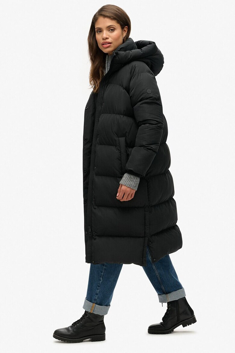 Superdry  Co Зимно яке с качулка - Черен - Pepit.bg