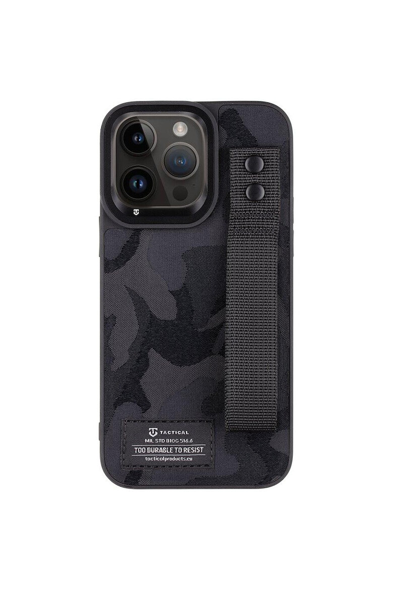 Tactical Защитен калъф Camo Troop за iPhone 14 Pro Max - Черен - Pepit.bg