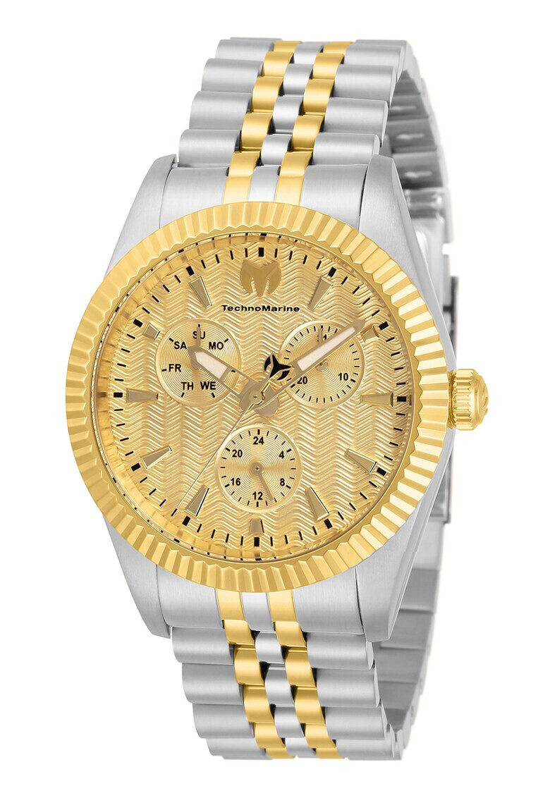 TechnoMarine Двуцветен мултифункционален кварцов часовник - Pepit.bg
