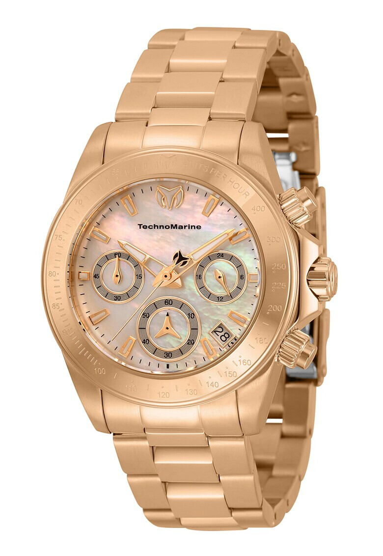 TechnoMarine Иноксов часовник с хронограф - Pepit.bg