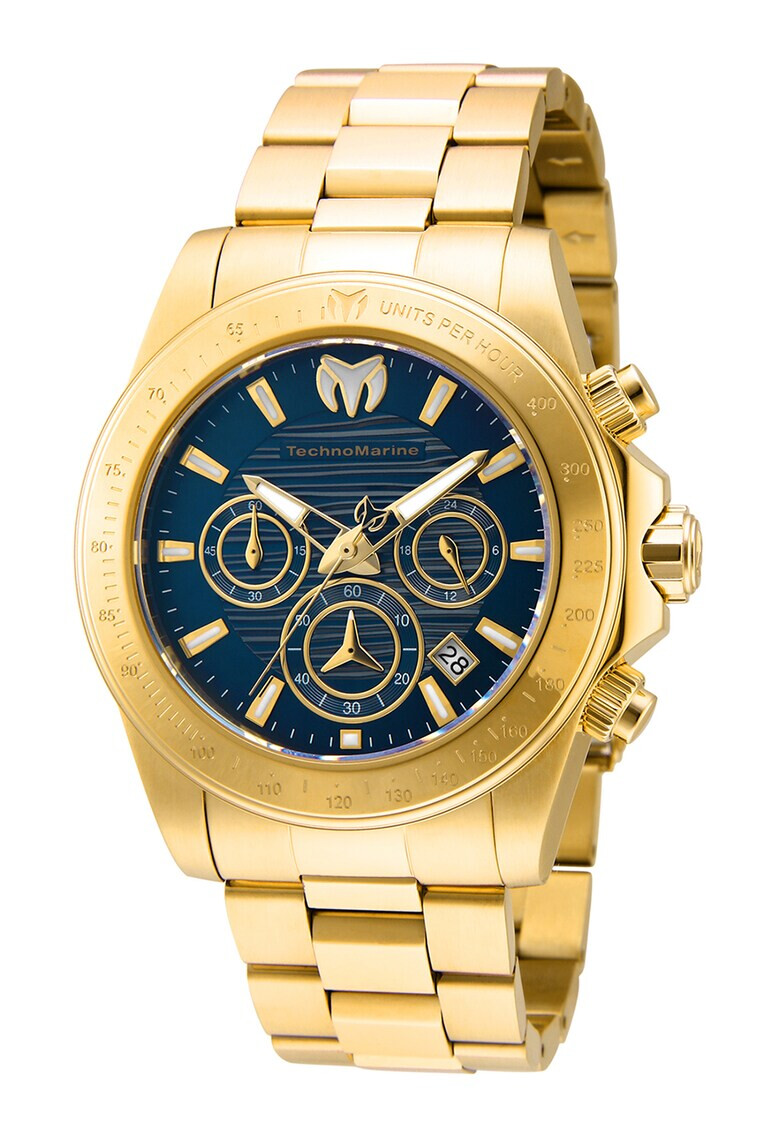 TechnoMarine Иноксов часовник с хронограф - Pepit.bg
