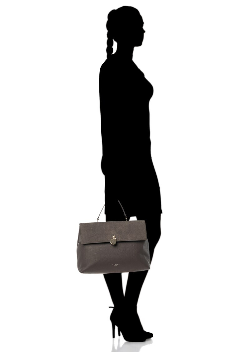 Ted Baker Чанта Madyy от кожа и велур - Pepit.bg