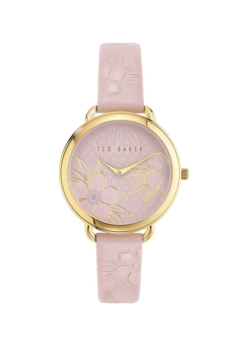 Ted Baker Часовник Halio с кожена каишка 37 мм - Pepit.bg