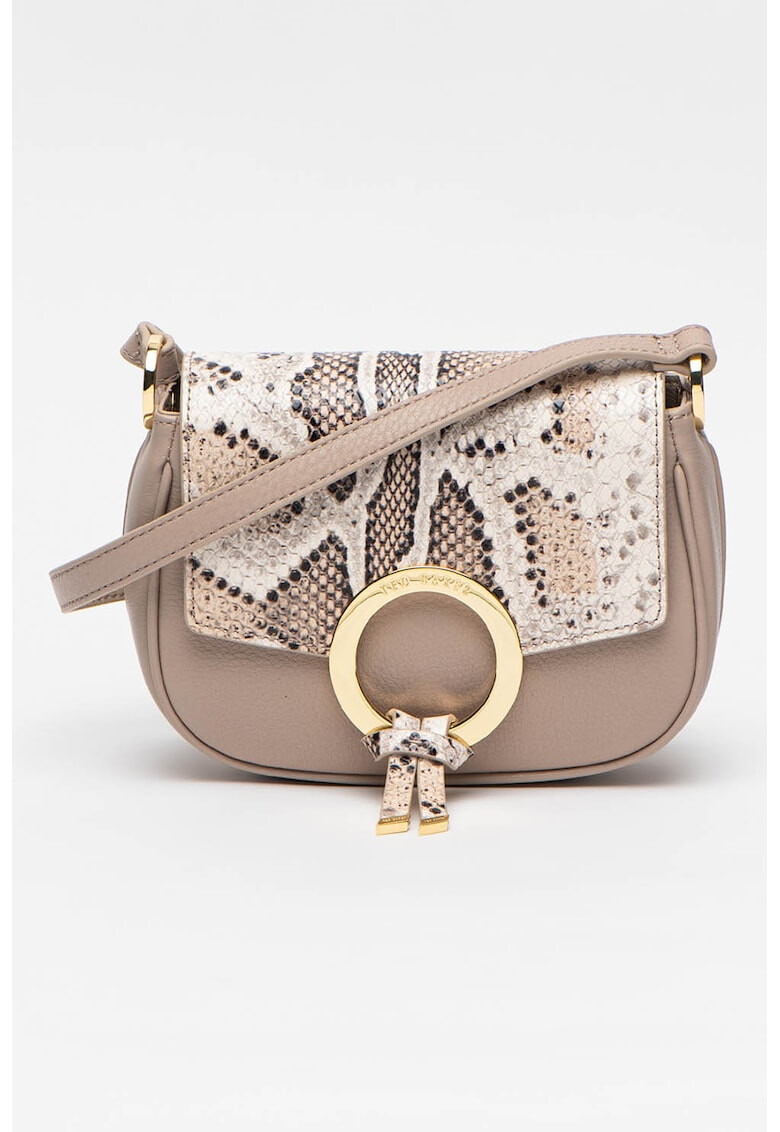 Ted Baker Кожена чанта Trineo с шагрен - Pepit.bg