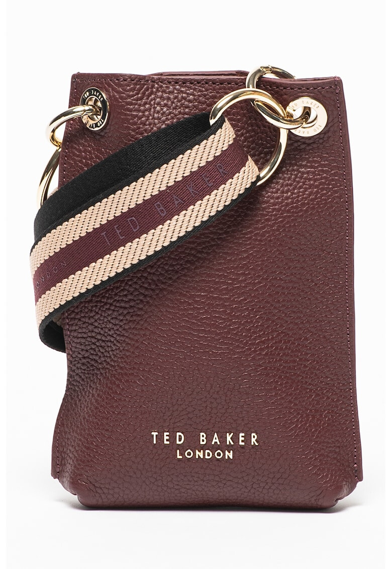 Ted Baker Кожена чанта за телефон Webbings - Pepit.bg