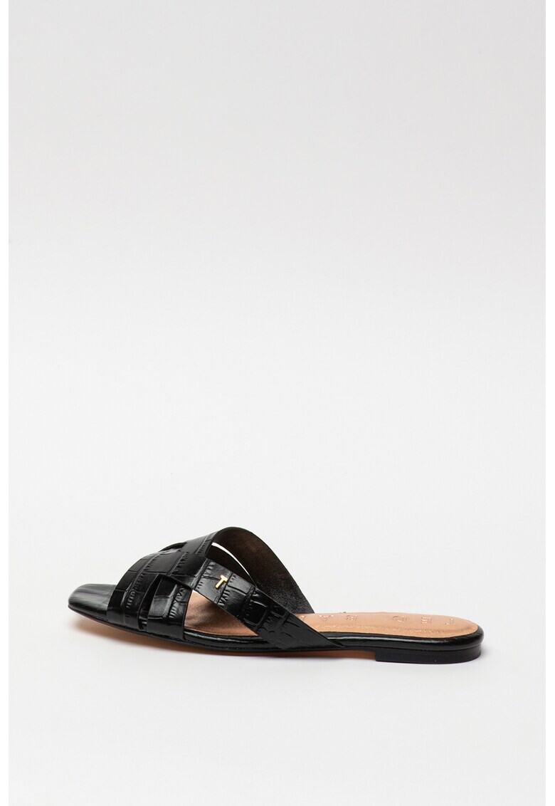 Ted Baker Кожени чехли Zelania с шагрен - Pepit.bg