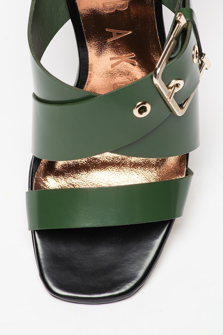 Ted Baker Кожени сандали Peataa с кръстосани каишки - Pepit.bg