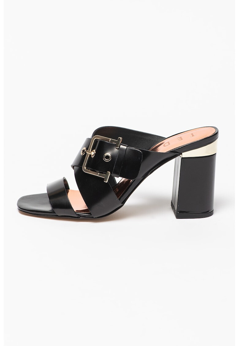 Ted Baker Кожени сандали Peataa с кръстосани каишки - Pepit.bg