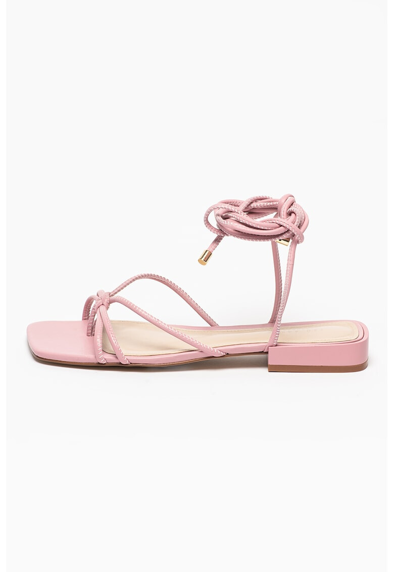 Ted Baker Кожени сандали Teffik с тънки каишки - Pepit.bg