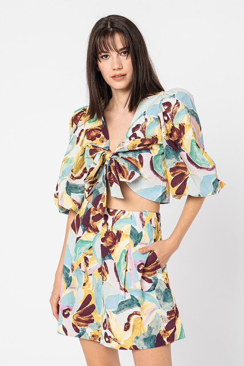 Ted Baker Къса блуза Bithana с бухнали ръкави - Pepit.bg