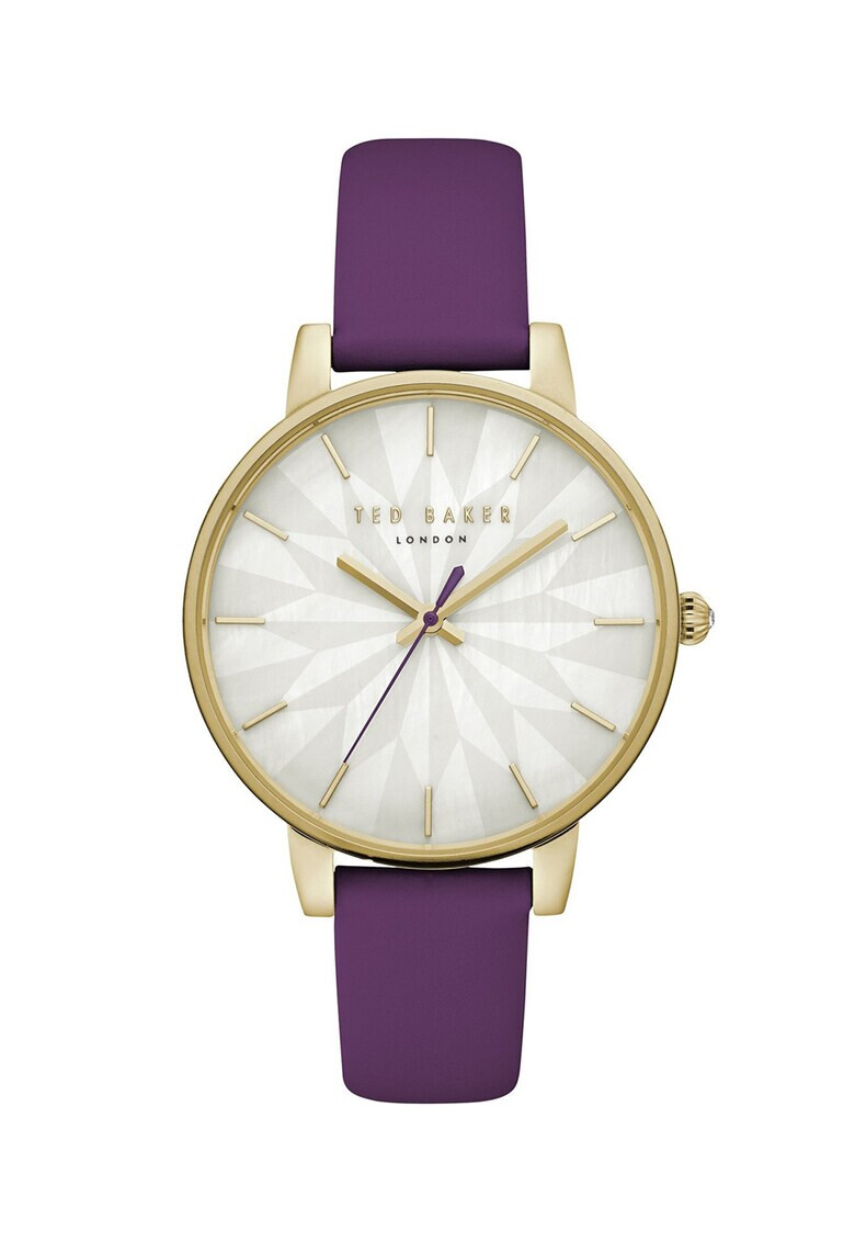 Ted Baker Кварцов часовник с кожена каишка - Pepit.bg