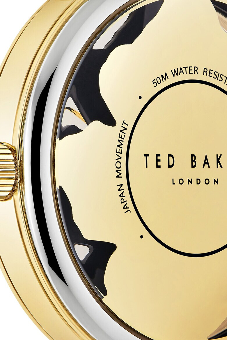 Ted Baker Кварцов часовник от неръждаема стомана с флорален дизайн - Pepit.bg