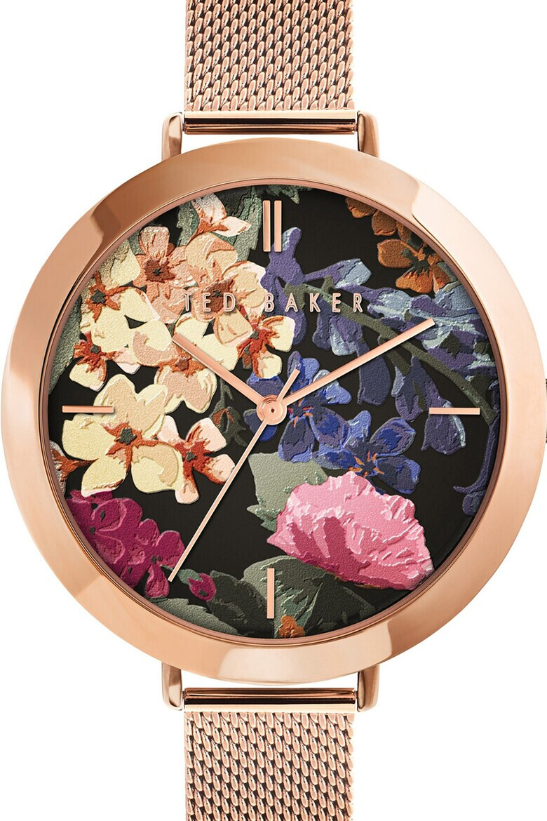 Ted Baker Кварцов часовник с флорален циферблат - Pepit.bg
