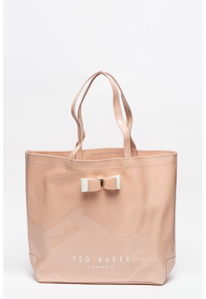 Ted Baker Лачена шопинг чанта за рамо Hanacon - Pepit.bg