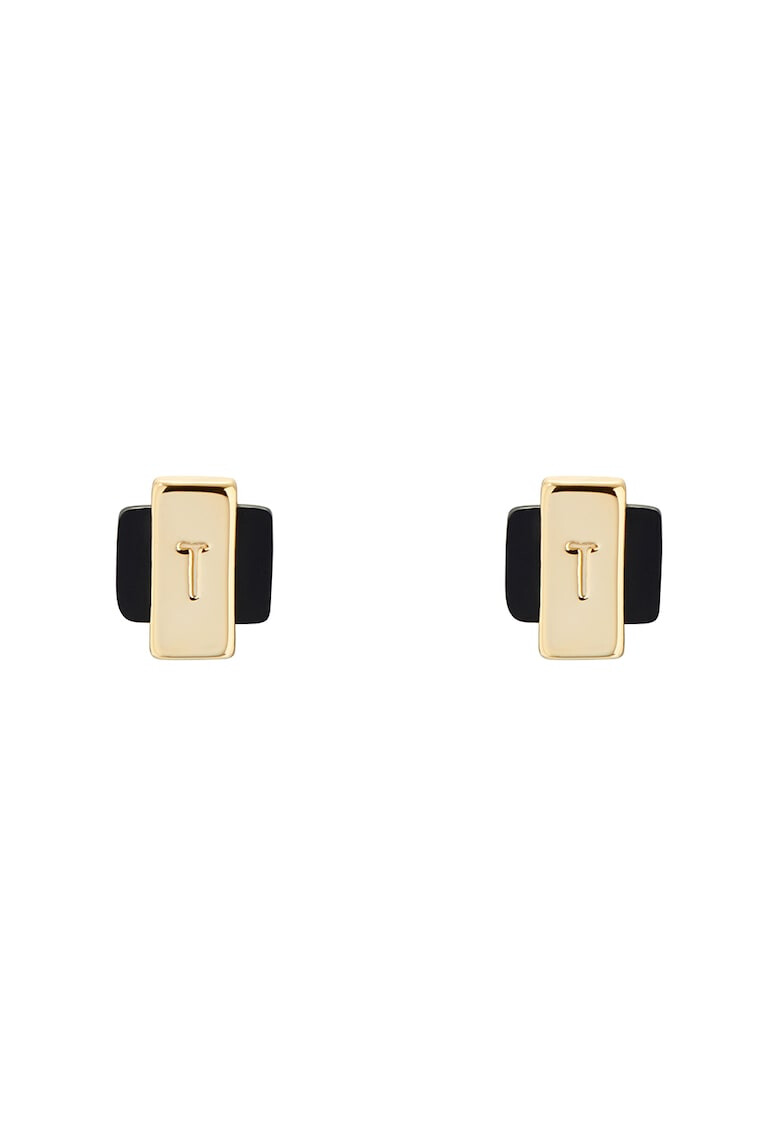 Ted Baker Обеци с черен ахат - Pepit.bg