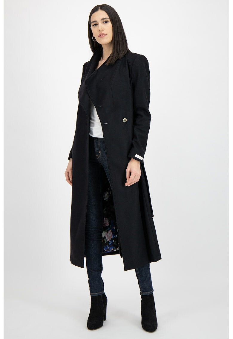 Ted Baker Палто с вълна и връзка - Pepit.bg