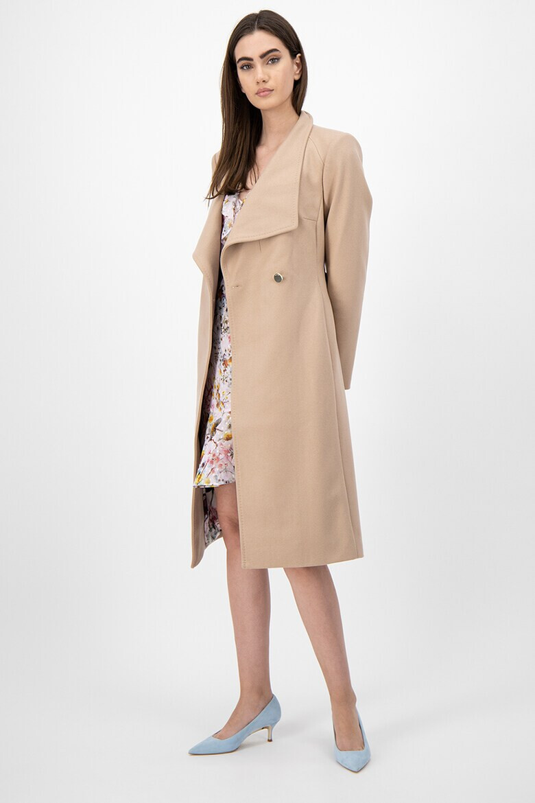 Ted Baker Палто с вълна и връзка - Pepit.bg