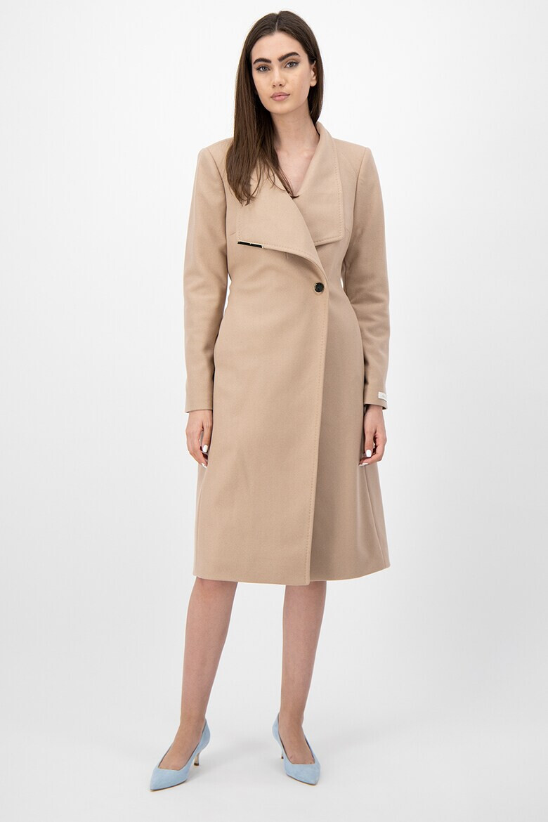 Ted Baker Палто с вълна и връзка - Pepit.bg
