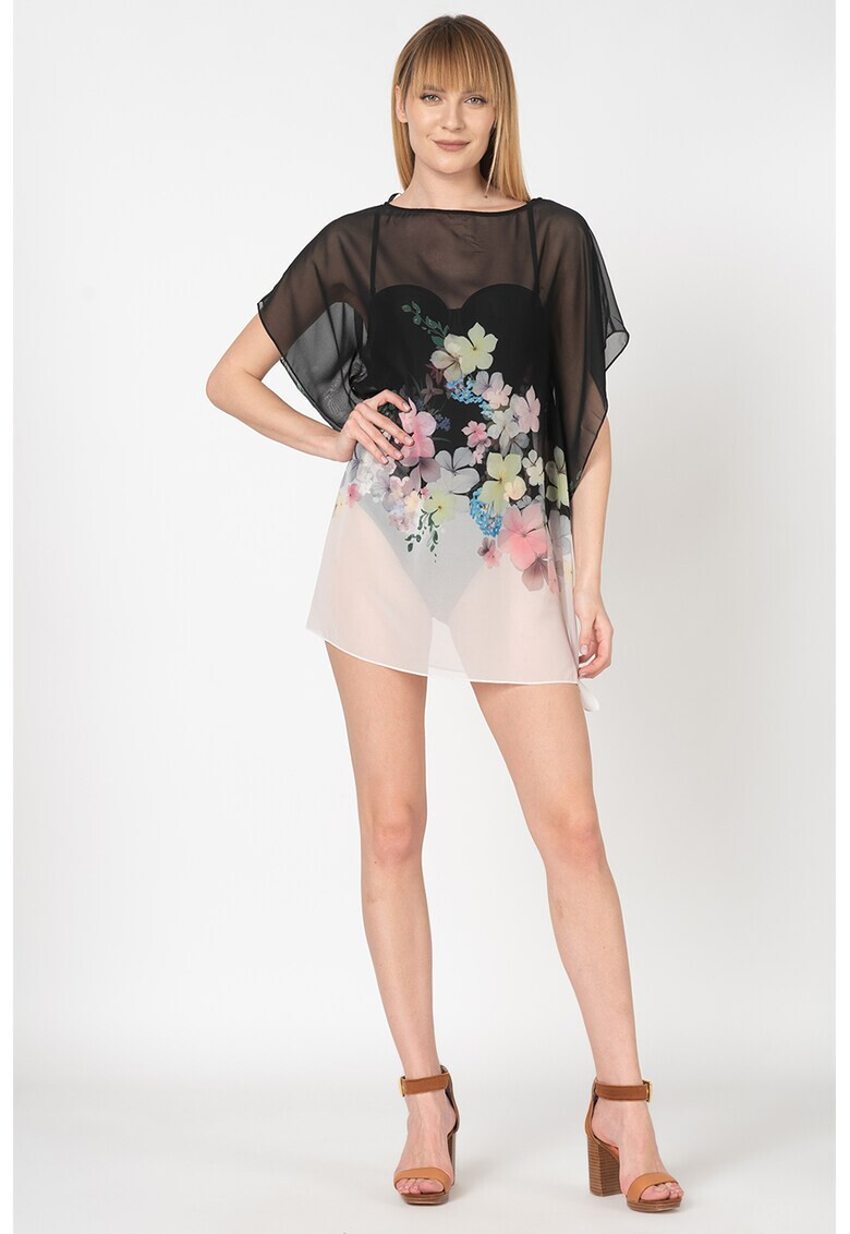Ted Baker Парео Nardiaa с флорална шарка - Pepit.bg