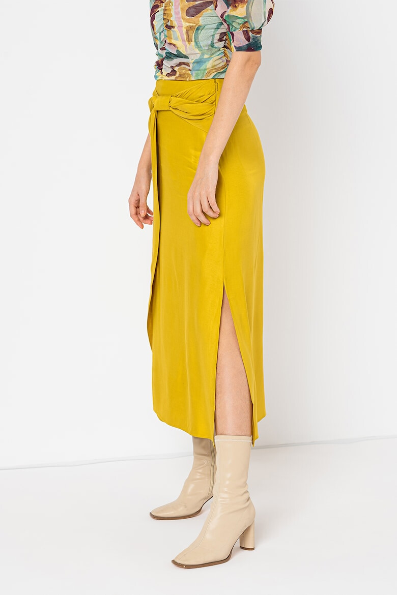 Ted Baker Разкроена пола Jaune с панделка - Pepit.bg