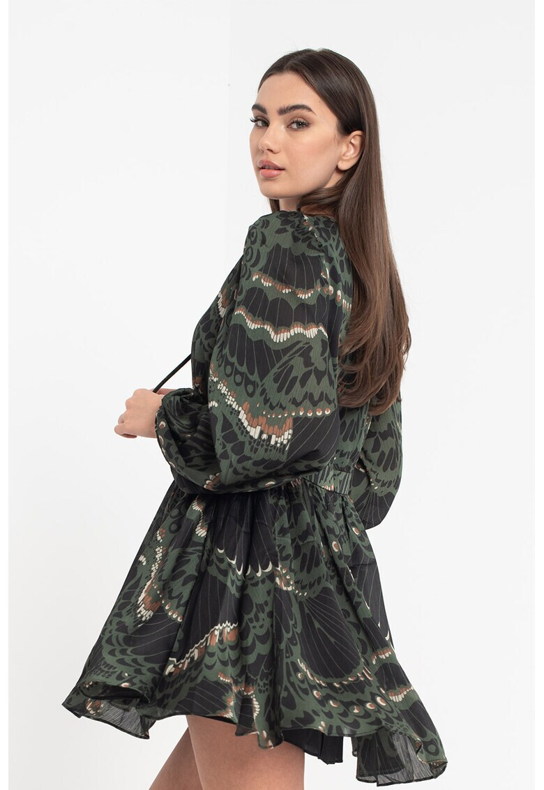 Ted Baker Разкроена рокля Chrissy с щампа - Pepit.bg