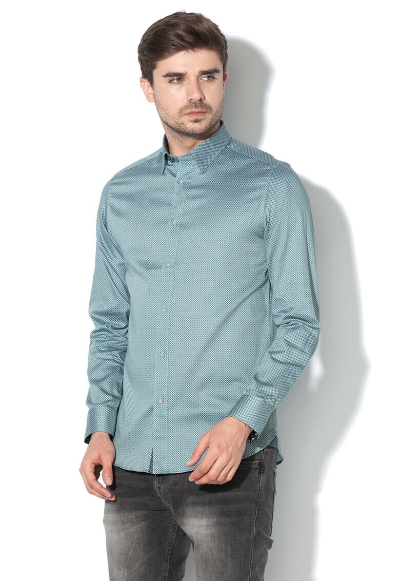 Ted Baker Риза Bradley с фигурален десен - Pepit.bg