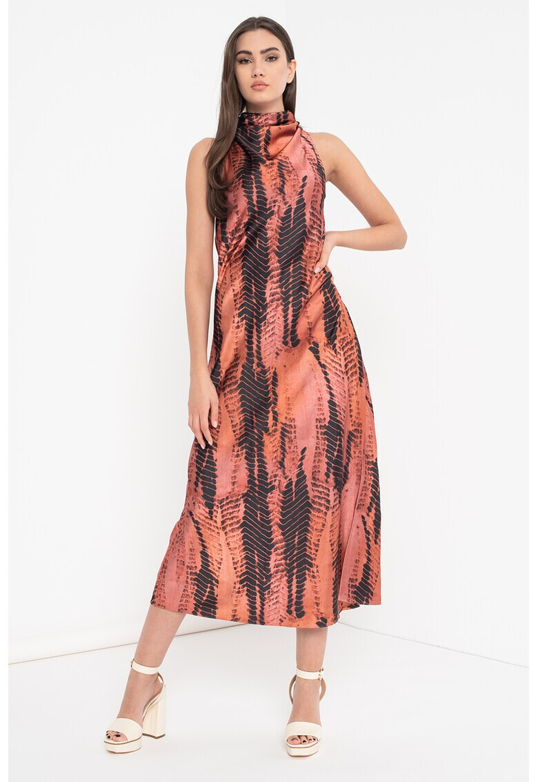 Ted Baker Сатинирана рокля с цепки - Pepit.bg